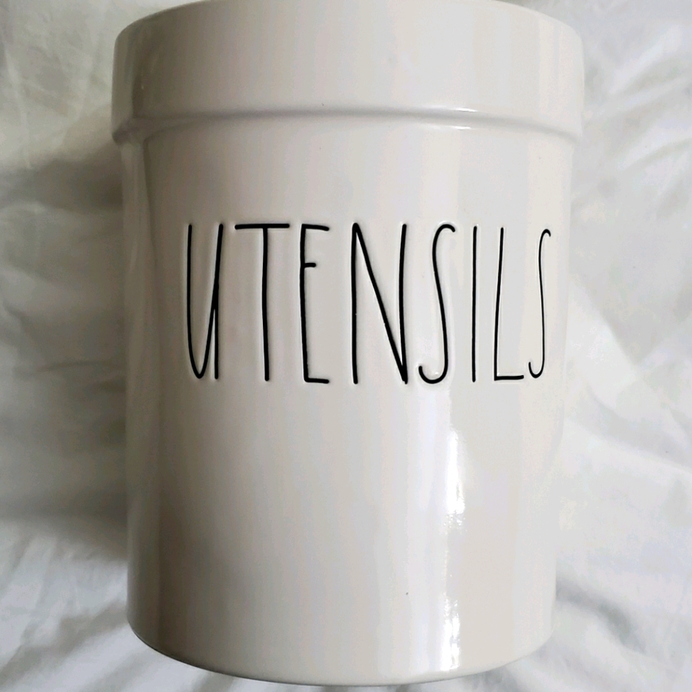 Rae Dunn 'Utensils' canister